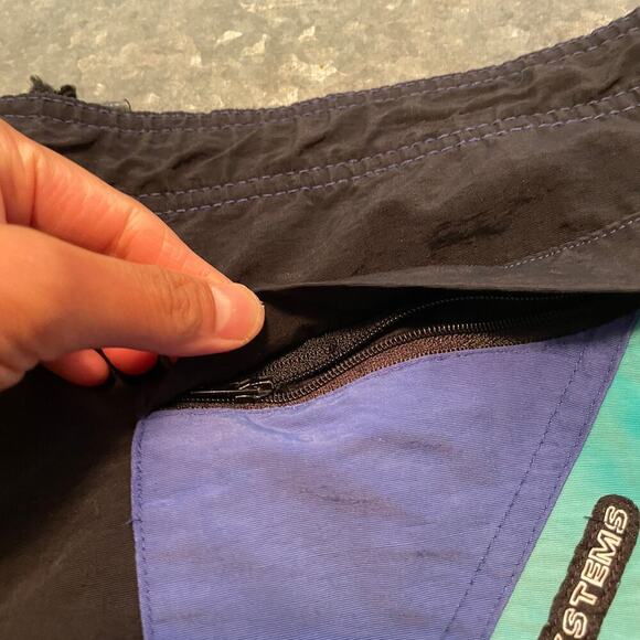 Vintage Speedo Board Shorts Mens 38 Swim Trunks Active Athleisure Retro 90s Y2K - Picture 9 of 12